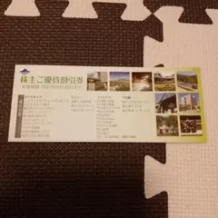 富士急行 株主ご優待割引券 2027年6月30日までのサムネイル