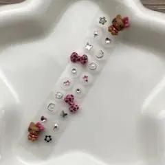 【耳ツボジュエリー13】 キティ ギャル 豹柄 蝶 ハート ステンレス 韓国