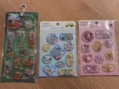 PEANUTS スヌーピー ウォーターシール　喫茶　パフェシール　3枚セット