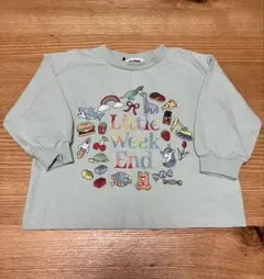 しまむら　リトルウィークエンド　長袖　刺繍　トップス　新品未使用