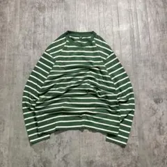 archive old uniqlo border L/S T-shirt