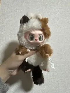 LABUBU cat mode On ぬいぐるみ Calico Kitty