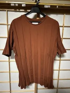 TAAKK PLEATS T-SHIRTS (BROWN) サイズ3 タークのサムネイル