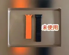 【未使用】Apple Watch バンド マグネット 黒×オレンジ