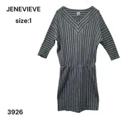 ジュネーヴィーエーブ　JENEVIEVE ワンピース　ひざ丈　1 ストライプのサムネイル
