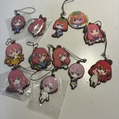 五等分の花嫁 ラバーストラップ 缶バッジ まとめ売り