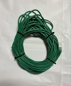 中古LANケーブル 20m UTP CATEGORY6 グリーン