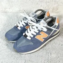 【美品】ニューバランス スニーカー WL996WA2 23cm ブルー×オレンジ