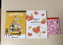 SNOOPY メモ帳セット