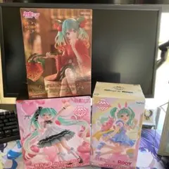 初音ミク　人気プライズフィギュア　3個セット AMP ほおずき　ロディ
