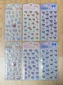 ぷくっとシール サンリオ ６枚セット ダイソーのサムネイル