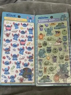 正規品 ボンボンドロップシール セットディズニー モンスターズインク スティッチ
