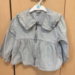 tete a tete 120サイズ 女の子　花柄　デニムジャケット