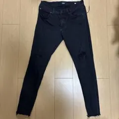 AZUL by MOUSSY ブラック スキニージーンズ Lのサムネイル