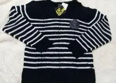 キッズ　ニット　トップス　140cm　ブラック　フォーマル　トラッド