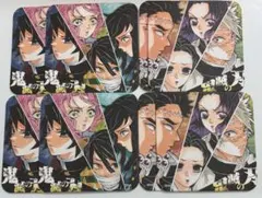 鬼滅の刃　アートコースター　柱集合