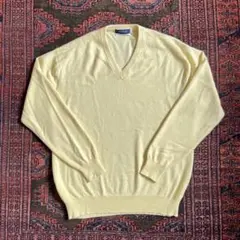 Vintage cashmere butter yellow knitのサムネイル