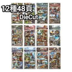 新！K71 世界の旅 ステッカー PET コラージュ素材 シール