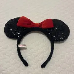 ディズニー ミニーマウス カチューシャ　スパンコール
