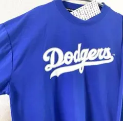 ドジャース　ロンT 長袖　ロングTシャツ　英字ロゴ　Mサイズ