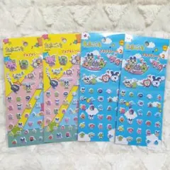 たまごっち プチプチシール 4シートセット