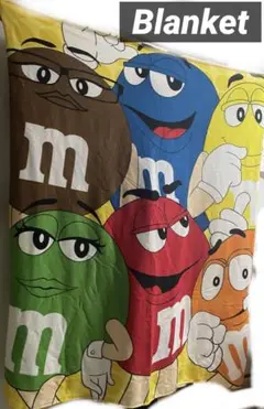 【使用感あり】m&m’s world ニューヨーク限定 ブランケット