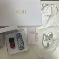 dior ネイルポリッシュ、リップ、香水サンプル、キーホルダー、ポーチ、ケース