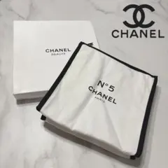 美品　正規品　CHANEL シャネル　ポーチ　N°5 ホワイト　白　ノベルティ