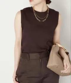 Deuxieme Classe　dignity sleeveless ブラウンのサムネイル
