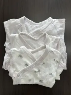 ホワイトメッシュラップタイプ肌着セット