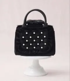 Eternity love mellfy velour bag Black