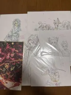 鬼滅の刃 アクリル原画色紙 A4 ufotable SMASH OP集合 - メルカリ