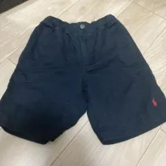 美品ポロ・ラルフ・ローレン 黒 半ズボン　120
