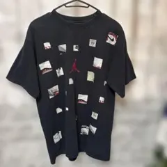 ナイキ　エアジョーダン プリント Tシャツ 黒ブラックMサイズ