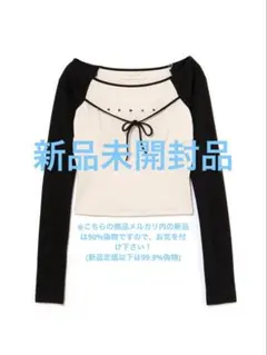 【新品】andmary アルマリボン トップス andmary Alma ribbon top アイテム トップス 新品未使用 - メルカリ