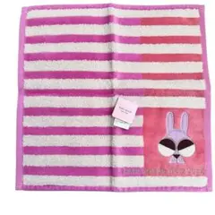 【新品】kate spade ケイトスペード　タオルハンカチ ウサギ刺繍