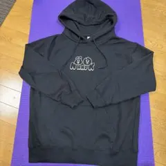 んぽちゃむ　フード付きパーカー ブラックL