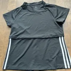 アディダス　レディースフィットネスTシャツ