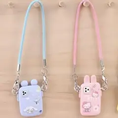 【☆セット販売☆】ラブブ用 キティ＆シナモン スマホ風バッグ2点