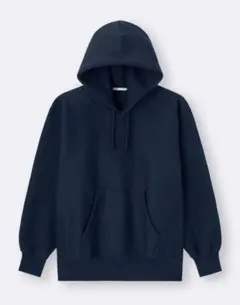 【新品】GU ヘビーウェイトスウェットパーカ NAVY L