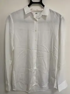 UNIQLO ホワイト 長袖シャツ