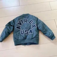 AVIREX MA-1ジャケット 110cm カーキ
