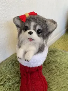 羊毛フェルト クリスマス ✩ チワワのサムネイル