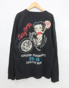 SKULL WORKS×BettyBoop 10th ロングTシャツ