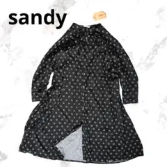 【新品タグ付き】sandy（サンディ） 総柄 ロングシャツワンピースのサムネイル