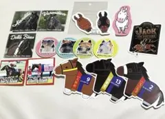 競走馬　馬　シール　ステッカー　セット