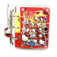 新品新作！A8キティシャカシャカバインダーシャカシャシール帳　リフィル付き