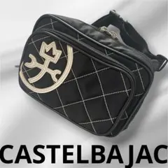 CASTELBAJAC ボディバッグ キルティング　ベーシック　ブラック