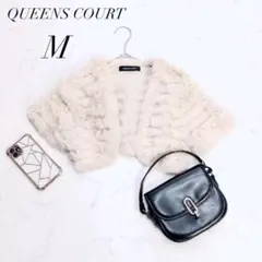 クイーンズコート/ファーボレロ/ラビットファー/フォーマル/美品