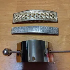 ゴールド　バレッタ　髪留め